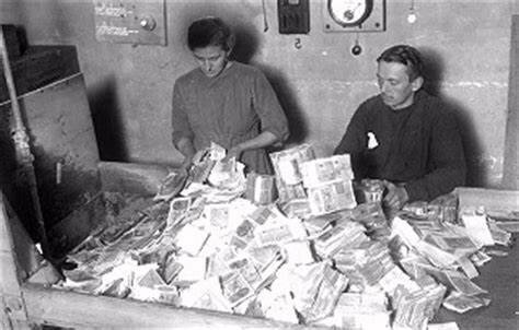 Hiperinflación en Alemania/ ocupación franco-belga de Ruhr