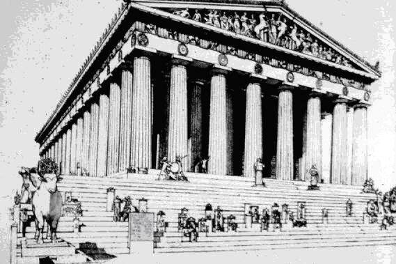 Comença la construcció del Partenon