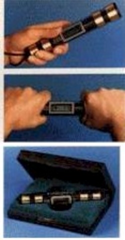 Hand held pocket heart rate monitor invented by Gregory Lekhtman