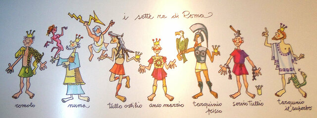 I sette Re di Roma e l'inizio della Monarchia