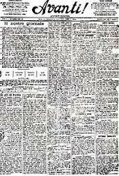 Mussolini begins work as editor for the Socialist Party newspaper Avanti