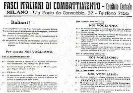 Mussolini funda los fascios en Milán y en Alemania se establece la constitución de Weimar