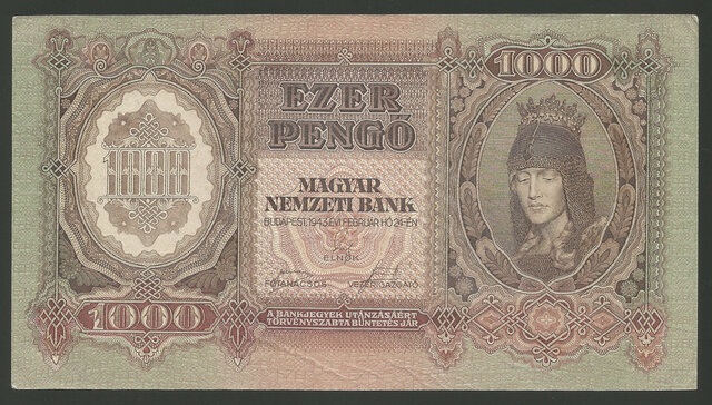 Első magyar kiadású bankjegy