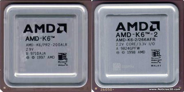 Los AMD K6 y AMD K6-2