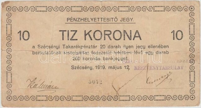 Pénzhelyettesítők