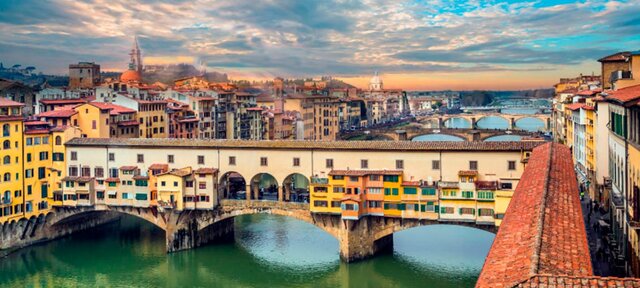 A chegada do Cavaleiro a Florença.