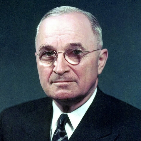 Harry S. Truman becomes president