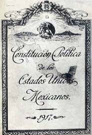 Constitución de Política de los Estados Unidos Mexicanos  1917