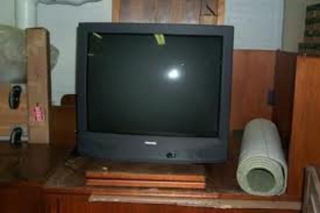 50% of  home TVs are color television sets.