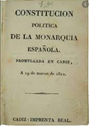 Constitución Política de la Monarquía Española