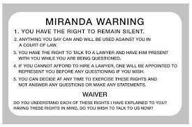 Miranda Rights