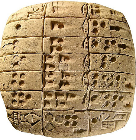 TABLAS DE MULTIPLICAR EN TABLAS DE ARCILLA