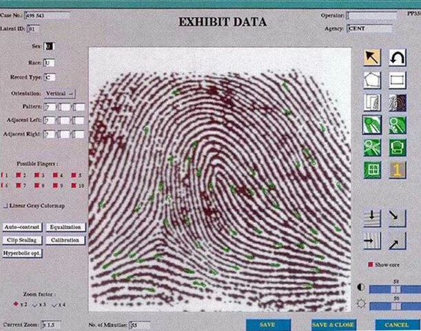 Automated Fingerprint Identification System (AFIS)