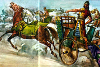 Mesopotamia Carreta de dos ruedas