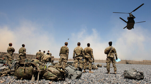 U.S. and Britain launches air attacks in Afghanistan.