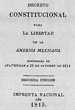 Decreto Constitucional para la Libertad de la América Mexicana