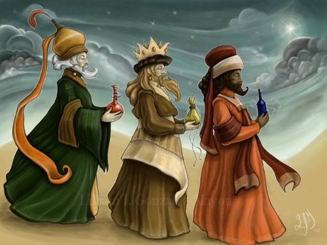 The Wise Men Visit Jesus