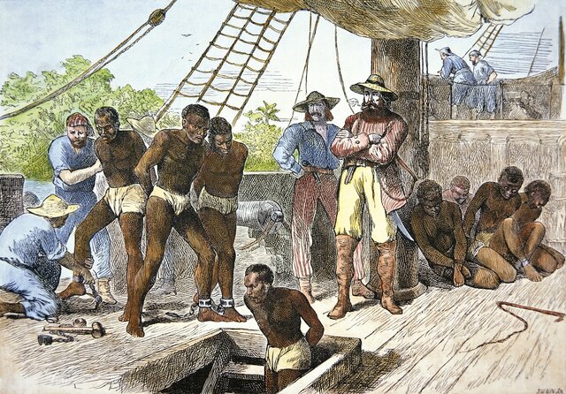 Africanos esclavos traídos a Colombia .