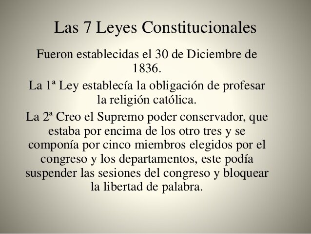 Leyes Constitucionales