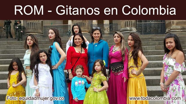 Pueblo gitano como grupo étnico Colombiano.