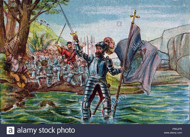 Nuñez de Balboa arriba a l'Oceà Pacífic