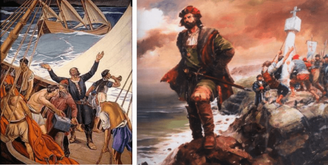 Bartolomé Días llega al cabo de Buena Esperanza