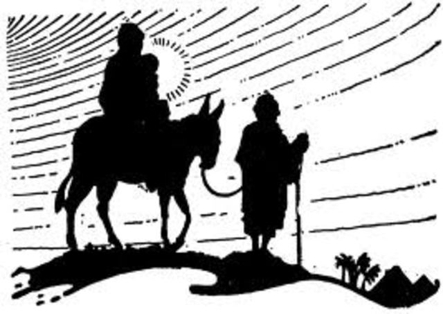 Jesus’ move to Egypt, after an angel’s direction