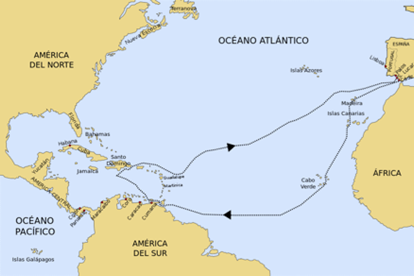 3ºViaje de Colón y Vasco de Gama llega a la India