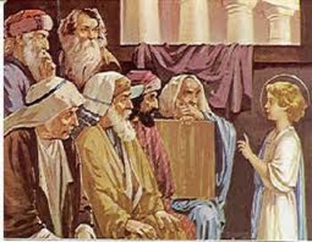 Mary and Joesph lose Jesus at The Temple