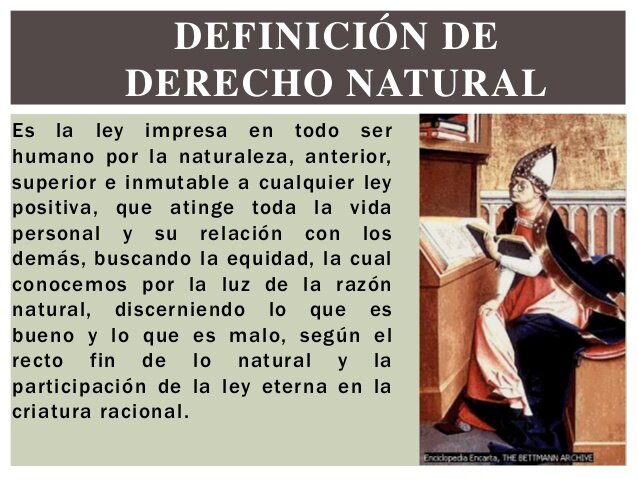 Surgimiento de los derechos naturales