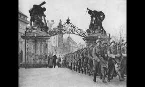 Czechoslovakia is in German control