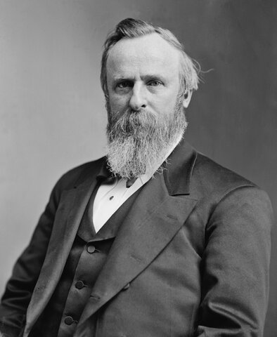 Rutherford B. Hayes becomes the 19th American president