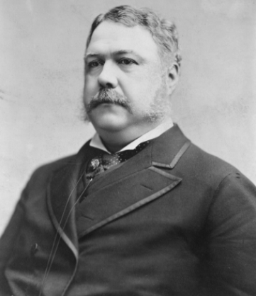Chester A. Arthur becomes the 21st American president
