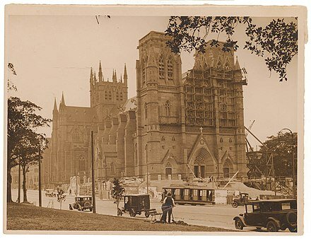 St. Mary’s Cathedral, Sydney destroyed by fire