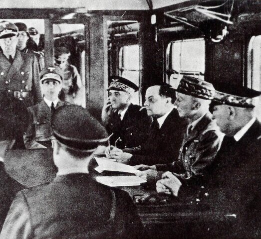 France signs armistice with Germany