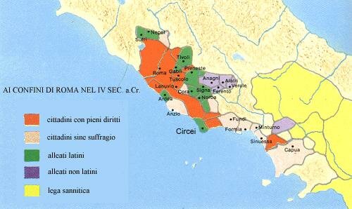 Roma impone la fine della Lega Latina