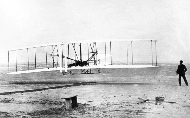 First Airplane Flight