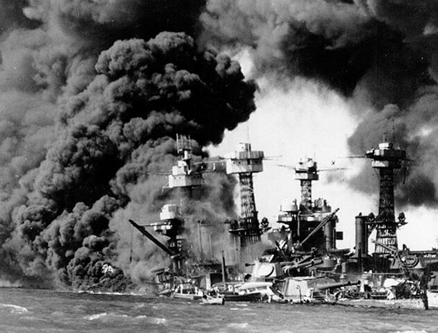 Japan Bombs Pearl Harbor