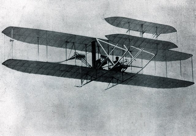 First airplane flight