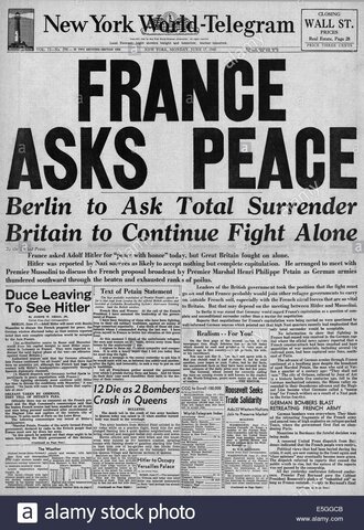 France Unconditionally Surrenders