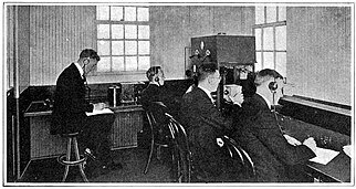 First commercial radio station broadcast