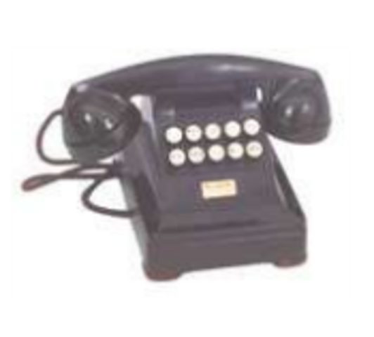 Crearon telefonos con pulsadores.