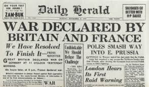 Britain and France declare war on Germany