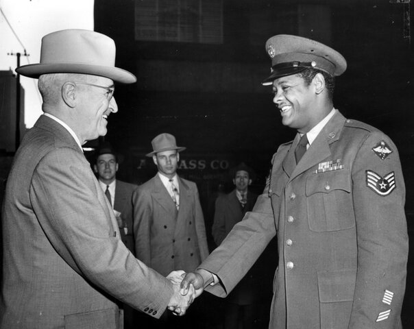 1948 - Harry Truman orders desegregation of military