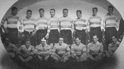 Primer partido de Rugby