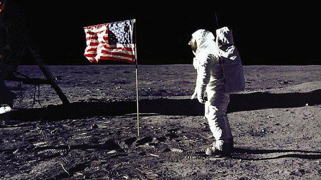 1969 - Apollo 11 lands on the moon