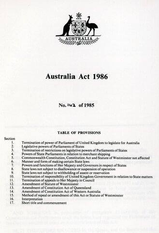 Australia act