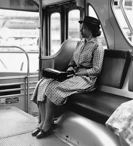 rosa parks arrested for not giving up seat on bus to whites sparks Montgomery bus