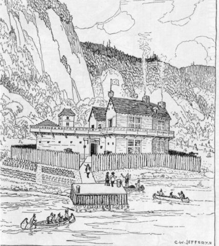 Champlain Sets up Quebec