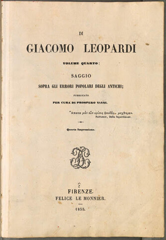 Opere erudite e traduzioni di classici greci e latini